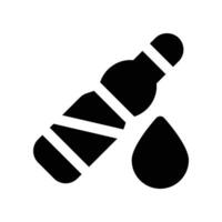 ampoule icon. glyph icon for your website, mobile, presentation, and logo design. vector