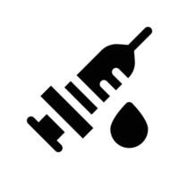 syringe icon. glyph icon for your website, mobile, presentation, and logo design. vector