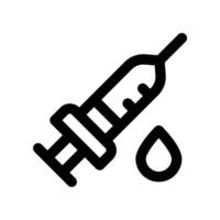 syringe icon. line icon for your website, mobile, presentation, and logo design. vector