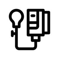 blood pressure icon. line icon for your website, mobile, presentation, and logo design. vector