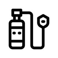 oxygen tank icon. line icon for your website, mobile, presentation, and logo design. vector