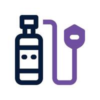 oxygen tank icon. dual tone icon for your website, mobile, presentation, and logo design. vector