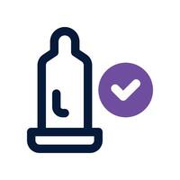 condom icon. dual tone icon for your website, mobile, presentation, and logo design. vector