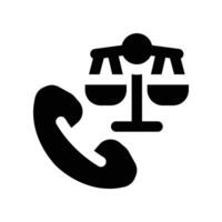 call icon. glyph icon for your website, mobile, presentation, and logo design. vector