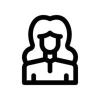 judge icon. line icon for your website, mobile, presentation, and logo design. vector