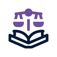 book icon. dual tone icon for your website, mobile, presentation, and logo design. vector