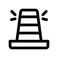 traffic cone icon. line icon for your website, mobile, presentation, and logo design. vector
