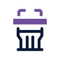 podium icon. dual tone icon for your website, mobile, presentation, and logo design. vector