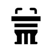 podium icon. glyph icon for your website, mobile, presentation, and logo design. vector