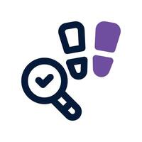 investigation icon. dual tone icon for your website, mobile, presentation, and logo design. vector