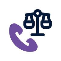 call icon. dual tone icon for your website, mobile, presentation, and logo design. vector