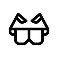 glasses icon. line icon for your website, mobile, presentation, and logo design. vector