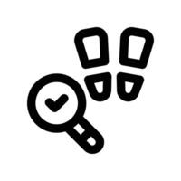 investigation icon. line icon for your website, mobile, presentation, and logo design. vector