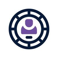 skills icon. dual tone icon for your website, mobile, presentation, and logo design. vector
