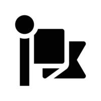 flag icon. glyph icon for your website, mobile, presentation, and logo design. vector