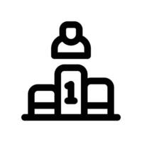 competition icon. line icon for your website, mobile, presentation, and logo design. vector
