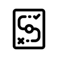 strategy icon. line icon for your website, mobile, presentation, and logo design. vector