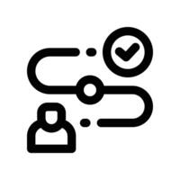 workflow icon. line icon for your website, mobile, presentation, and logo design. vector