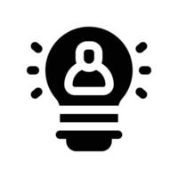 skill development icon. glyph icon for your website, mobile, presentationation, and logo design. vector