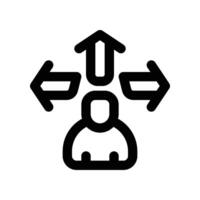 direction icon. line icon for your website, mobile, presentationation, and logo design. vector