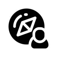 guidance icon. glyph icon for your website, mobile, presentationation, and logo design. vector