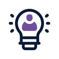 skill development icon. dual tone icon for your website, mobile, presentationation, and logo design. vector