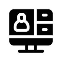 webinar icon. glyph icon for your website, mobile, presentationation, and logo design. vector