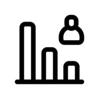 decrease icon. line icon for your website, mobile, presentationation, and logo design. vector