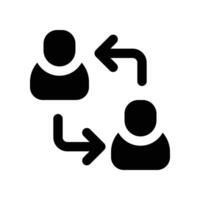 mentor icon. glyph icon for your website, mobile, presentationation, and logo design. vector