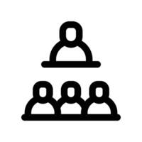 mentoring icon. line icon for your website, mobile, presentationation, and logo design. vector