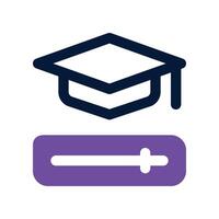 online class icon. dual tone icon for your website, mobile, presentationation, and logo design. vector
