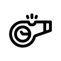 whistle icon. line icon for your website, mobile, presentationation, and logo design. vector