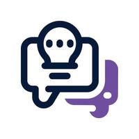 tips icon. dual tone icon for your website, mobile, presentationation, and logo design. vector