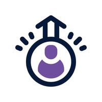 promotion icon. dual tone icon for your website, mobile, presentationation, and logo design. vector