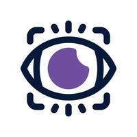 focus icon. dual tone icon for your website, mobile, presentationation, and logo design. vector