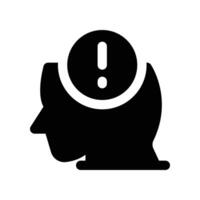 mindset icon. glyph icon for your website, mobile, presentationation, and logo design. vector