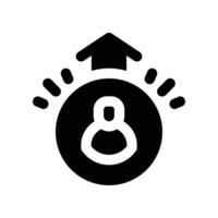 promotion icon. glyph icon for your website, mobile, presentationation, and logo design. vector