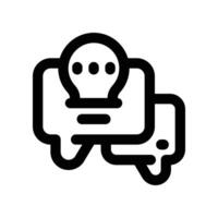 tips icon. line icon for your website, mobile, presentationation, and logo design. vector