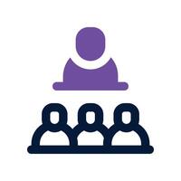 mentoring icon. dual tone icon for your website, mobile, presentationation, and logo design. vector