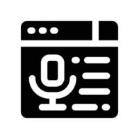 website icon. glyph icon for your website, mobile, presentation, and logo design. vector