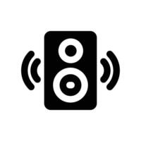 speaker icon. glyph icon for your website, mobile, presentation, and logo design. vector