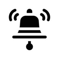 notification icon. glyph icon for your website, mobile, presentation, and logo design. vector