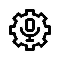 configuration icon. line icon for your website, mobile, presentation, and logo design. vector