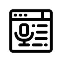 website icon. line icon for your website, mobile, presentation, and logo design. vector