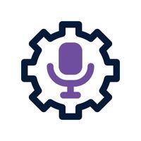 configuration icon. dual tone icon for your website, mobile, presentation, and logo design. vector