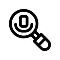 search icon. line icon for your website, mobile, presentation, and logo design. vector