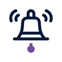notification icon. dual tone icon for your website, mobile, presentation, and logo design. vector