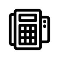 pos terminal icon. line icon for your website, mobile, presentation, and logo design. vector