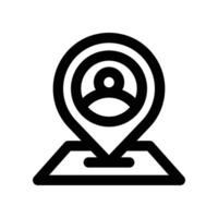customer icon. line icon for your website, mobile, presentation, and logo design. vector