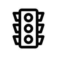 traffic light icon. line icon for your website, mobile, presentation, and logo design. vector